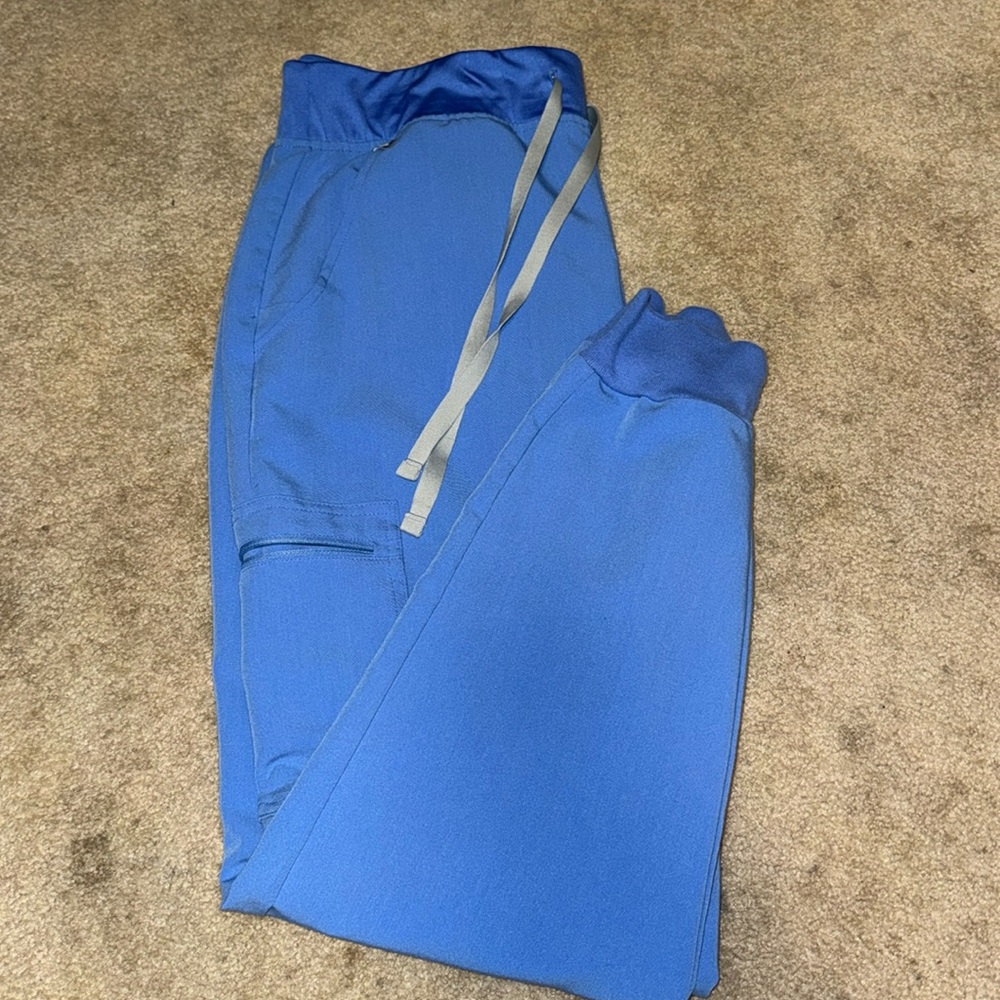 Ceil Blue Jogger Fig Pants